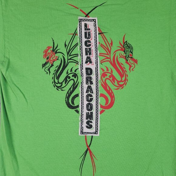WWE Lucha Dragons Shirt Youth Large Authentic Triple A Wrestling Short Sleeve - Picture 9 of 11